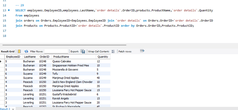 Mastering SQL Through Practice: Exploring Sylvia Moestl Vasilik’s Exercises — Part 5