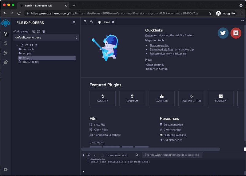 Building a Banking application via Smart Contract based upon Ethereum Blockchain