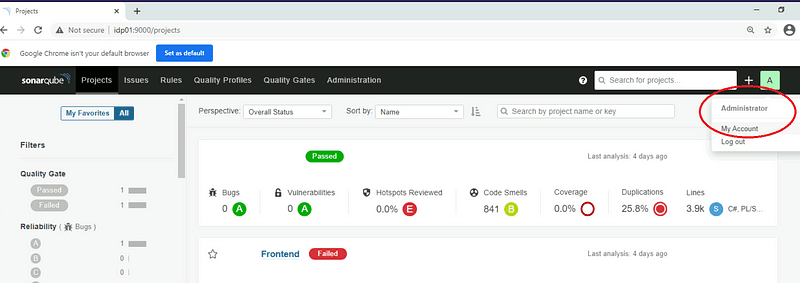 SonarQube integration with Azure DevOps and code scanning Svia Service Connections